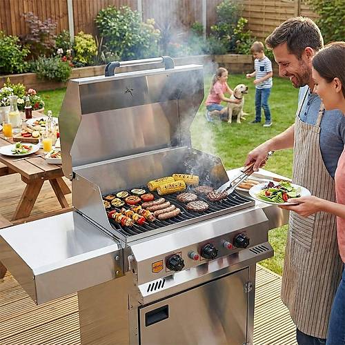 Remta T�pl� (LPG) Profesyonel D�k�m Barbek� - R134