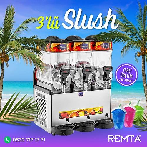 Remta l Slush (Buzla-Karlama) Makinas 12+12+12 lt - ST27