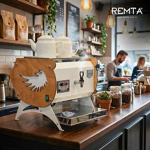 Remta Angel Model �ift Cidarl� 2 Demlikli Elektrikli �ay Makinesi 10 lt �amand�ral� - DE30S