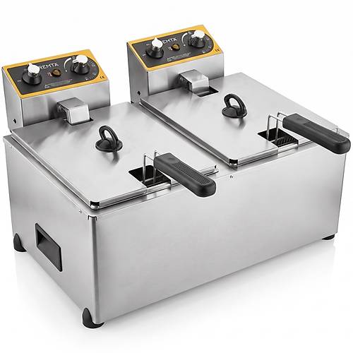 Remta 5+5 lt Pro Model �iftli Elektrikli Frit�z - R93P
