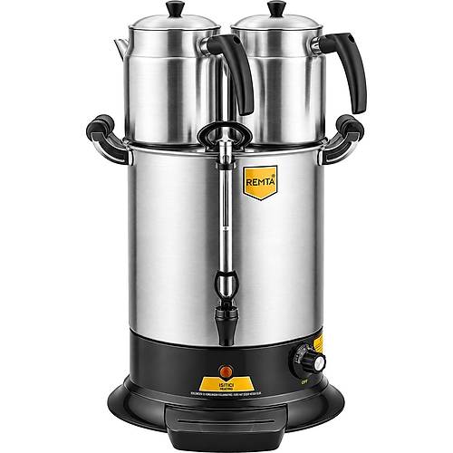 Remta Platin Model �ift Demlikli �ay Makinesi 16 lt (Demlik Dahil)