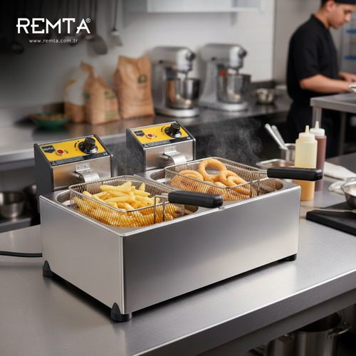 Remta 5+5 lt �iftli Elektrikli Frit�z - R93