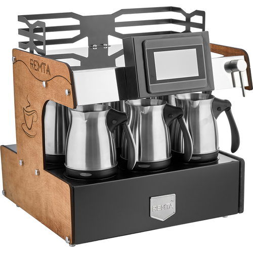 Remta 3 Cezveli Profesyonel T�rk Kahve Makinesi - RTK03