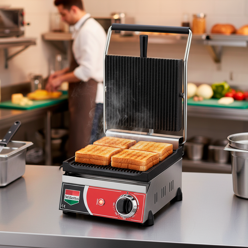 Miletto 8 Dilim Elektrikli D�k�m Profesyonel Tost Makinesi - M08D