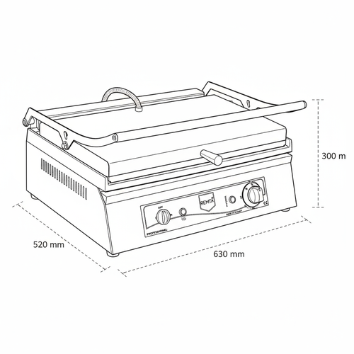 Remta 30 Dilim L�x Tost Makinas� Elektrikli - R68