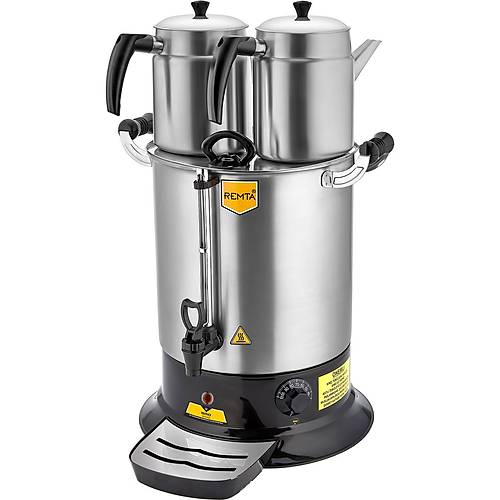 Remta Platin Model �ift Demlikli �ay Makinesi 17 lt (Demlik Dahil)