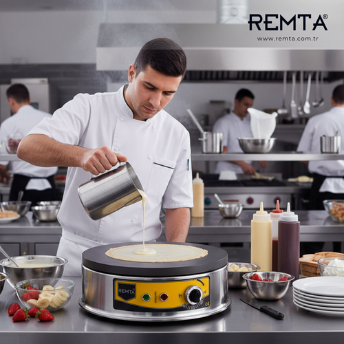 Remta Klasik Model Krep Pi�irici Elektrikli 40 cm �ap