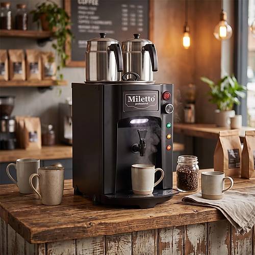 Miletto 2 Demlikli 15 lt Premium Jumbo �ay Makinesi - ME12P