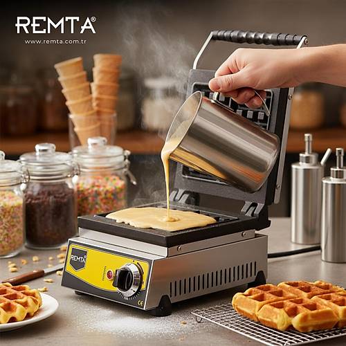 Remta Kare Model Waffle Makinas� Elektrikli - W10