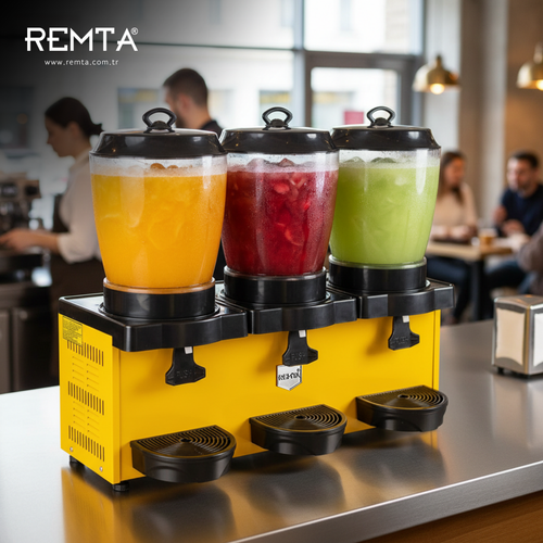 Remta Royal Mini ��l� �erbet ve Ayran So�utucu 11+11+11 lt - ST38