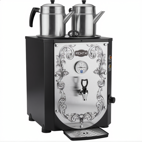 Remta 2 Demlikli 23 lt Master Jumbo �ay Makinesi Ledli Panel - DE11(LD)