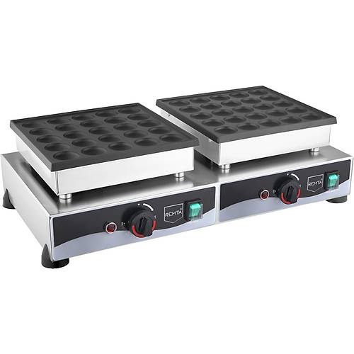 Remta �iftli Yuvarlak Bubble Pankek Makinas� Elektrikli