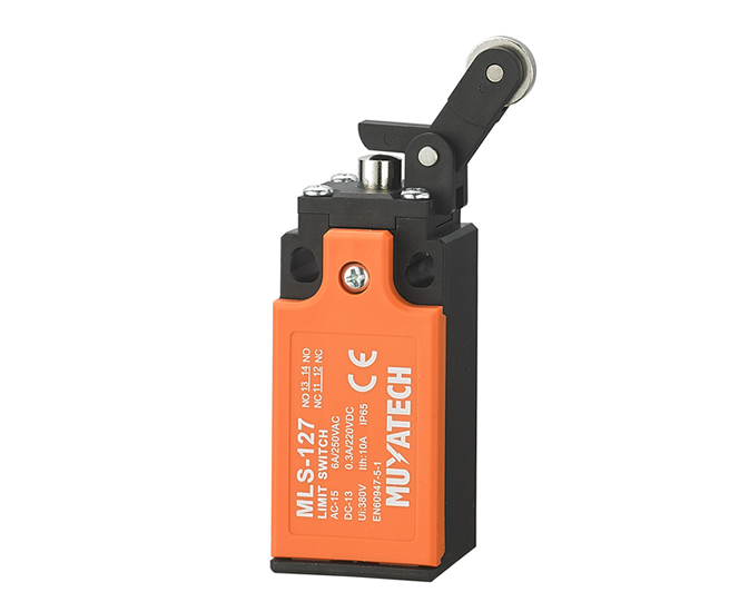 MLS-127  Ters Açısal Metal Makaralı Tek Yönlü Limit Switch