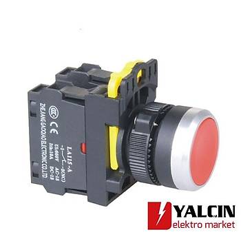 A5-01  Yayl 1NC Yayl Stop Buton  - Krmz