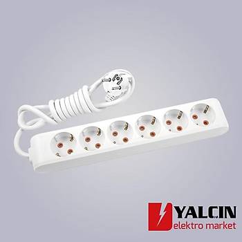 Multi-let Altl Priz Toprakl Kablolu ocuk Korumal - 3 Metre 90113603