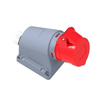 CEE Norm 4x16A 3P+E 380V 50-60Hz 6h IP44 Eik Duvar Prizi BC1-1504-2535