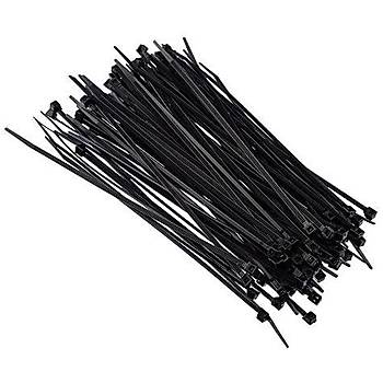 370X4,8mm effaf Plastik Crt Kelepe Kablo Ba