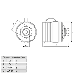Kauuk Ark Kaynak 16/95mm2 200A. Makine Priz BK4-7501-2410