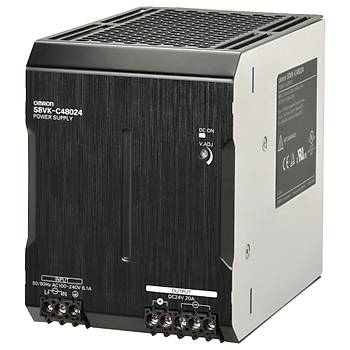 Kitap tipi g kayna, LITE, 480 W, 24VDC, 20A, DIN ray montaj OMR-S8VK-C48024