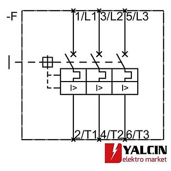 30-36A 20kA 3RV2021-4PA10 SIRIUS 3RV2 Motor Koruma alteri 3RV2021-4PA10