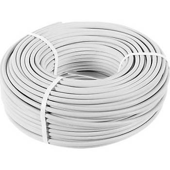 3x1,50 Mm Ttr Kablo ok Damarl Beyaz