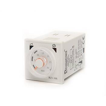 3 - 30 sn/dk 220V AC  Analog Zaman Rlesi RZ1A2C30S-5