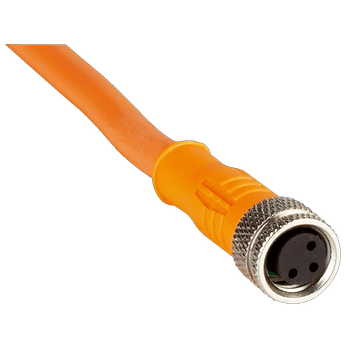M8  3 Pin Dz Konnektr 10 Metre Sensr Balant Kablosu (Pvc) DOL-0803-G10M 6022011