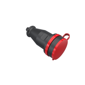 3x16A Trifaze Kauuk Plastik  Uzatma Priz BK6-1504-2311