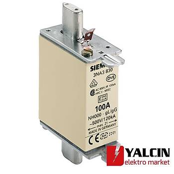 Steatit (Seramik) Gvdeli 100A 00 Boy NH-Bakl Sigorta 3NA3830