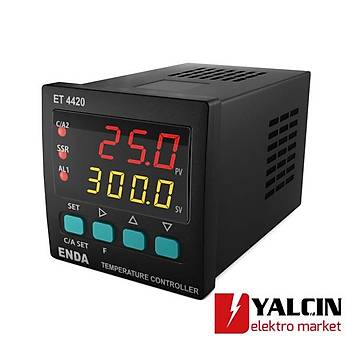 ET4420 Dijital PID  Scaklk Kontrol Cihazlar  ENDA-ET4420-230VAC