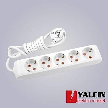 Multi-let Beli Priz Toprakl Kablolu ocuk Korumal - 2 Metre 90113502