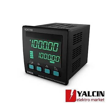 ECH7700 Sayc ve Takometre   ENDA-ECH7700-230VAC