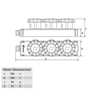 5x32A 3'l CEE Grup Priz BG6-1019-1919