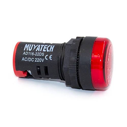 22mm 220V Krmz LED Sinyal Lambas - M22 - R