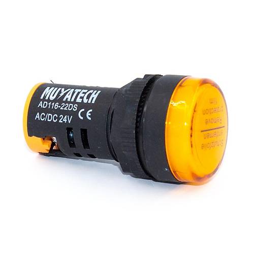 22mm 24V Sar LED Sinyal Lambas - M22 - 24 -Y