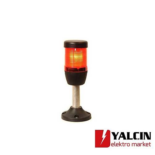 50MM 24V AC/DC Alminyum Ayak 110mm Flar Ledli 1'li kl Kolon IK51F024XM03