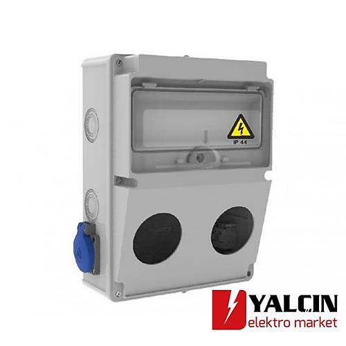 1x16A 220V V10 2li Delikli Kombinasyon Kutusu BD2-2201-2020