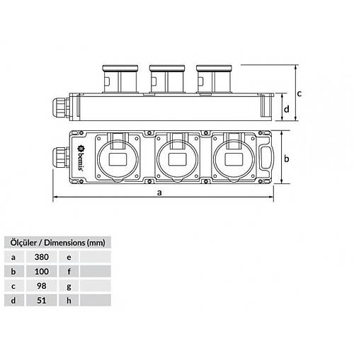 Tribox Grup Priz BG4-1019-1010