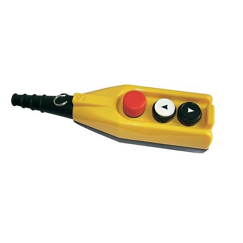 2 Butonlu 30mm Acil Stoplu Mekanik Kilitlemeli Yayl Tek Hz Vin Kumanda Kutusu EMAS