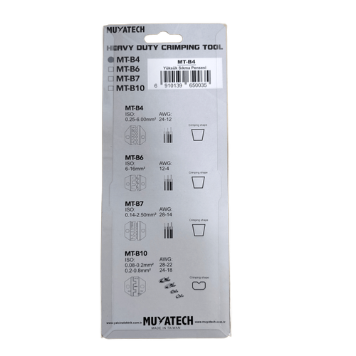 MT-B4 (YYT-B4) 0,50 - 6,00 mm� Y�ks�k S�kma Pensesi