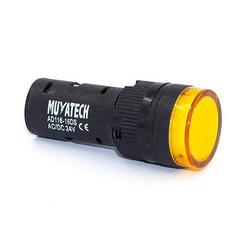 16mm 24V Sar LED Sinyal Lambas - M16 - 24 - Y