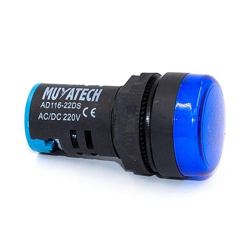 22mm 220V Mavi LED Sinyal Lambas - M22 - B