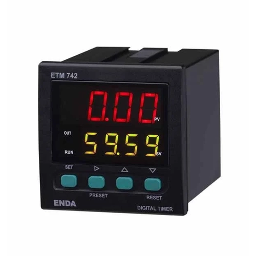 ETM742 230VAC 72x72mm Dijital Zaman Rlesi (Timer)
