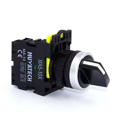 22mm 2 Pozisyonlu (0-1)  Kalc Mandal Buton-MA5 - 10X