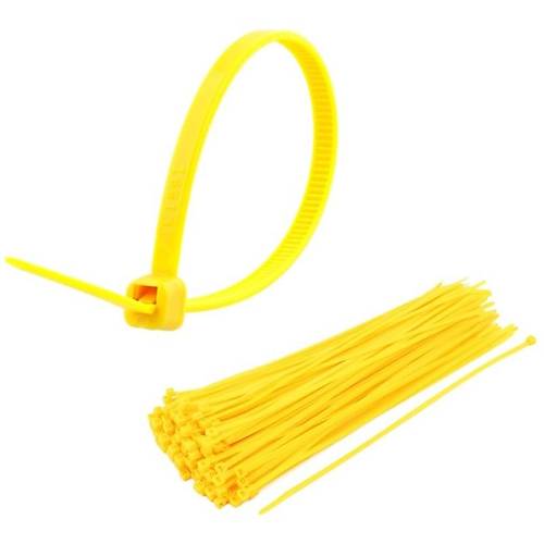 250x3,6mm Sar Renk Standart Kablo Ba - Yellow Cable Tie -- Sar Renk Plastik Crt Kelepe  - MCT 250 IY