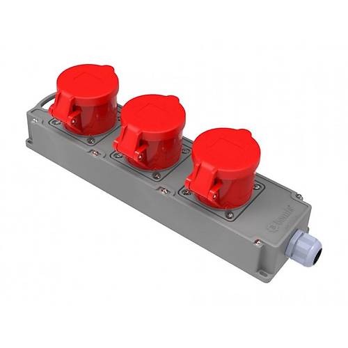 Tribox 2 Adet 5x32 1 Adet 5x16A 380V Grup Priz BG4-1019-1916