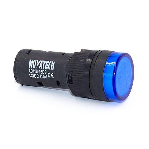 16mm 110V Mavi LED Sinyal Lambas - M16 - 110 - B