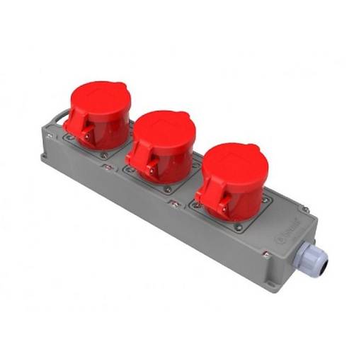 5x32A 380V 3 Adet Grup Priz  BG4-1019-1919