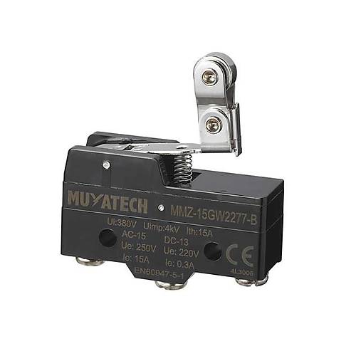 MMZ-15GW2277-B Tahrikli Metal Makaral� Mikro Switch