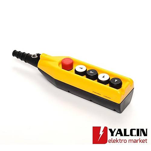 PL Vin 5'li Start Tek  Hzl Acil Stoplu 30 Mm Vin Kumanda Kutusu PV5E30B22